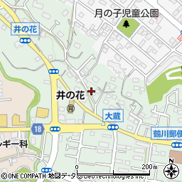 東京都町田市大蔵町1747周辺の地図