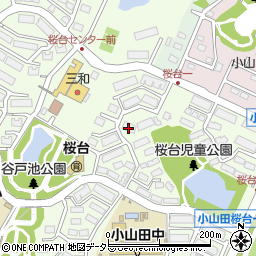 小山田桜台団地１－５－２７号棟周辺の地図