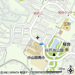 小山田桜台２４周辺の地図