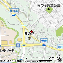 東京都町田市大蔵町1429周辺の地図