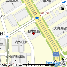 株式会社ユニエツクスＮＣＴ　関東倉庫グループ・大井物流センターチーム周辺の地図