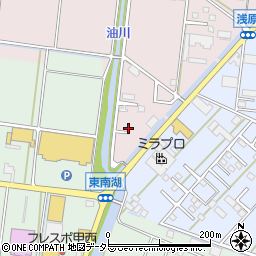 山梨県南アルプス市藤田2422-1周辺の地図