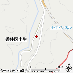 兵庫県美方郡香美町香住区土生238周辺の地図