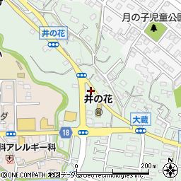 東京都町田市大蔵町552周辺の地図