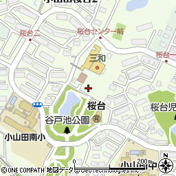 東京都町田市小山田桜台周辺の地図