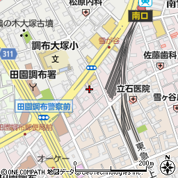 東京都大田区南雪谷2丁目18周辺の地図