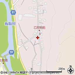 岐阜県美濃市乙狩892周辺の地図