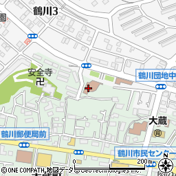 町田市　子どもセンターつるっこ周辺の地図