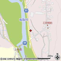 岐阜県美濃市乙狩771周辺の地図