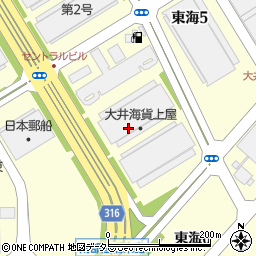 東京都大田区東海5丁目5周辺の地図