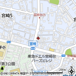 宮崎台クリニック周辺の地図