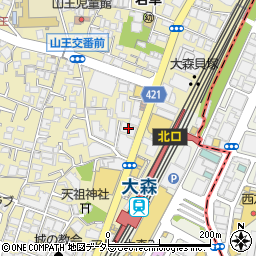 野村證券株式会社　大森支店周辺の地図