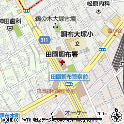 田園調布消防署周辺の地図