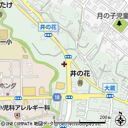 東京都町田市大蔵町553周辺の地図