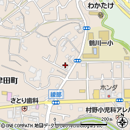 東京都町田市野津田町1398周辺の地図