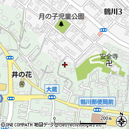 東京都町田市大蔵町1788周辺の地図