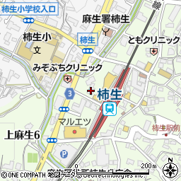横浜銀行柿生支店 ＡＴＭ周辺の地図