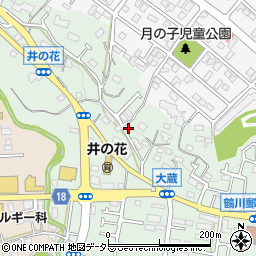 東京都町田市大蔵町1746周辺の地図