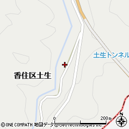 兵庫県美方郡香美町香住区土生230周辺の地図