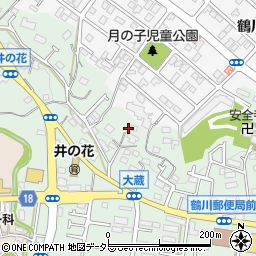 東京都町田市大蔵町1751周辺の地図