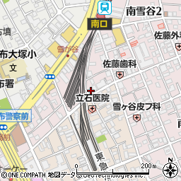 東京都大田区南雪谷2丁目15-15周辺の地図