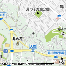 東京都町田市大蔵町1752周辺の地図