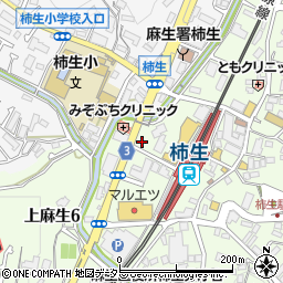ザ・パーク柿生駅前駐車場周辺の地図