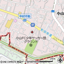東京都町田市小山町697周辺の地図