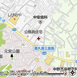 千葉県千葉市中央区星久喜町1219-42周辺の地図