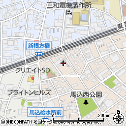 東京都大田区西馬込2丁目10周辺の地図