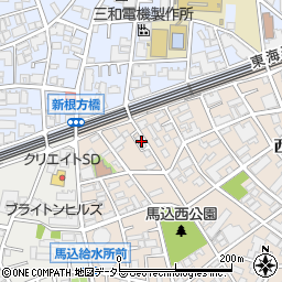 東京都大田区西馬込2丁目10-15周辺の地図