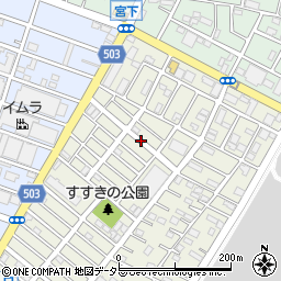 神奈川県相模原市中央区すすきの町26周辺の地図