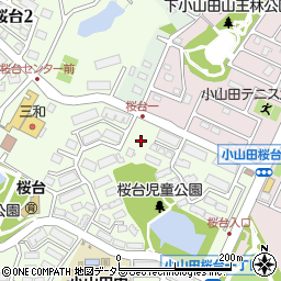 東京都町田市小山田桜台1丁目3周辺の地図