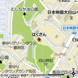 神奈川県川崎市麻生区白山周辺の地図