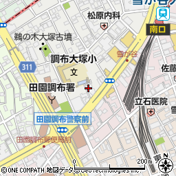 東京都大田区雪谷大塚町11周辺の地図