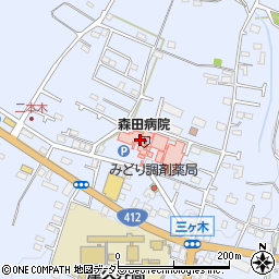森田病院周辺の地図
