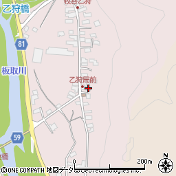 岐阜県美濃市乙狩895周辺の地図