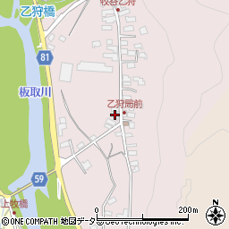 岐阜県美濃市乙狩867周辺の地図