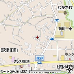 東京都町田市野津田町1014周辺の地図