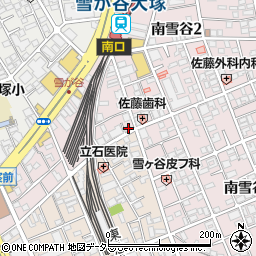 東京都大田区南雪谷2丁目15-11周辺の地図