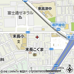 創価学会　高津文化会館周辺の地図