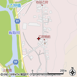 岐阜県美濃市乙狩868周辺の地図