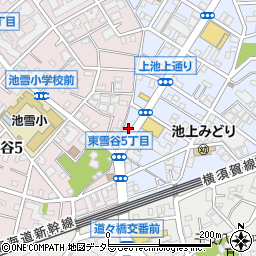 東京都大田区上池台3丁目47-6周辺の地図