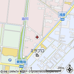 山梨県南アルプス市藤田2429周辺の地図