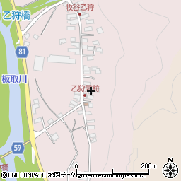 岐阜県美濃市乙狩897周辺の地図