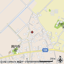 千葉県山武市下横地875周辺の地図