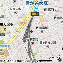東京都大田区南雪谷2丁目15-20周辺の地図