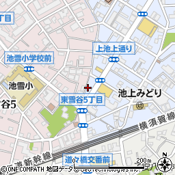 東京都大田区上池台3丁目47周辺の地図