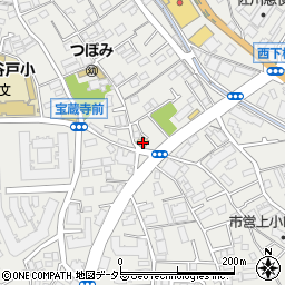 セブンイレブン川崎大ケ谷戸店周辺の地図