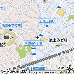 東京都大田区上池台3丁目47-4周辺の地図